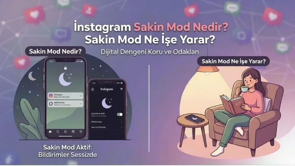Instagram Sakin Mod Nedir? Sakin Mod Ne İşe Yarar?