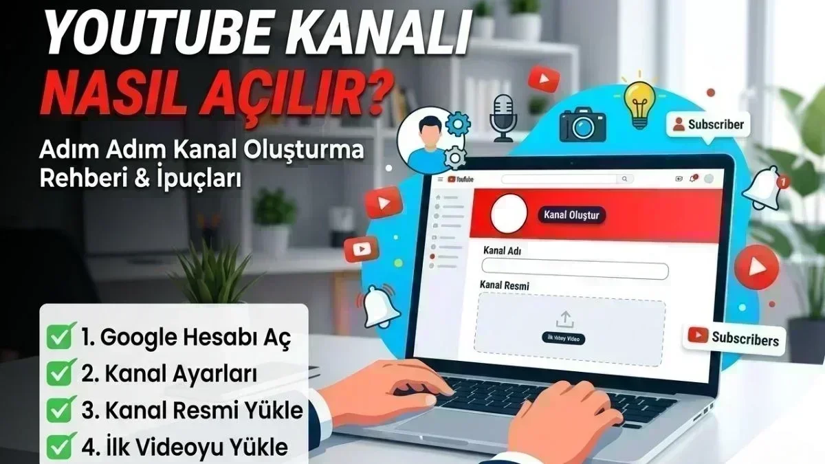 Youtube Kanalı Nasıl Açılır? Sıfırdan Youtube Kanalı Açma